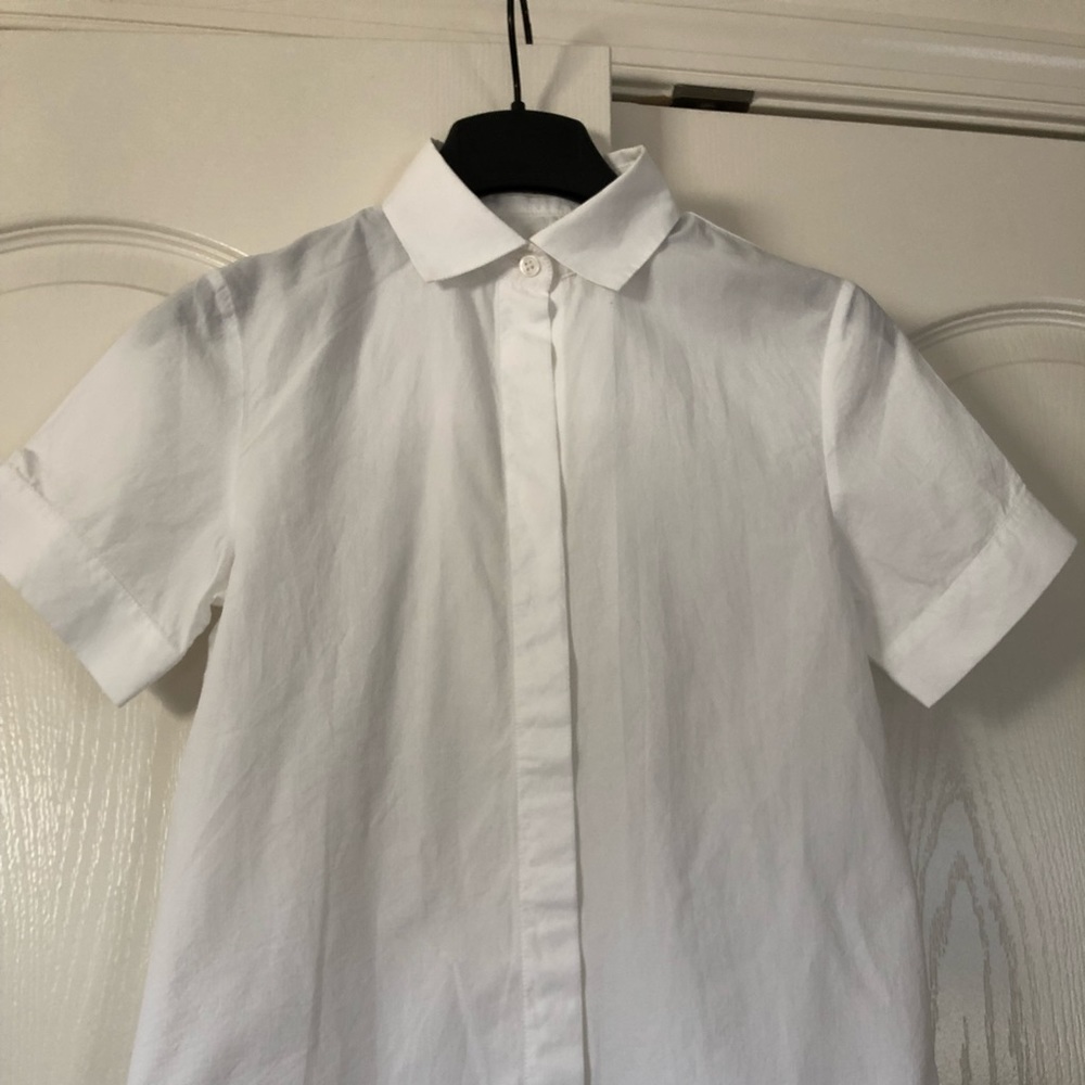 Acne Studios White Piqué Morag Shirt
